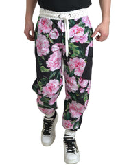 Dolce & Gabbana Multicolor Pioen Joggingbroek Katoen Herenbroek