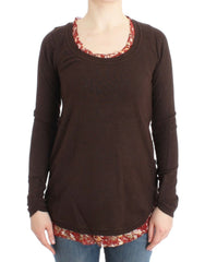 Cavalli Brown rondehals trui