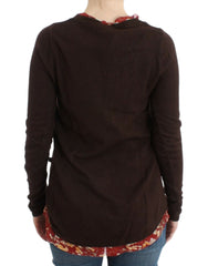 Cavalli Brown rondehals trui