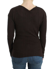 Cavalli Brown gebreide wollen trui