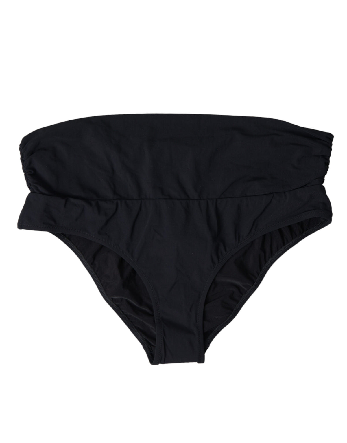 Dolce & Gabbana Schwarzer Bikini-Slip aus Nylon-Stretch
