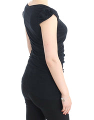 Cavalli Schwarzes Baumwolltop