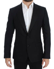 Dolce & Gabbana Zwart wollen zijden SICILIA blazer
