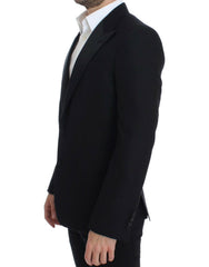 Dolce & Gabbana Zwart wollen zijden SICILIA blazer