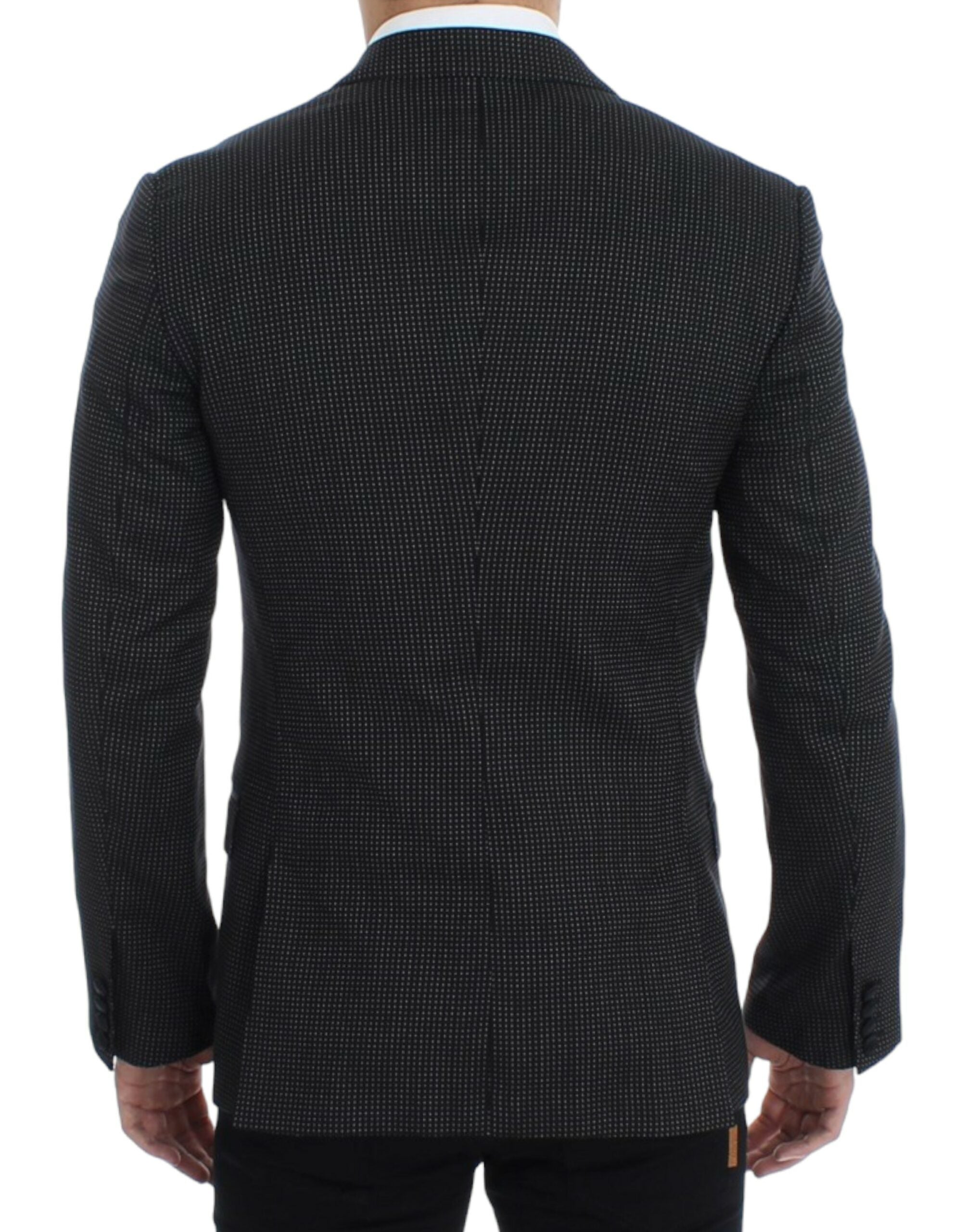 Dolce & Gabbana Schwarzer Blazer aus Schurwolle im Slim-Fit, Modell MARTINI