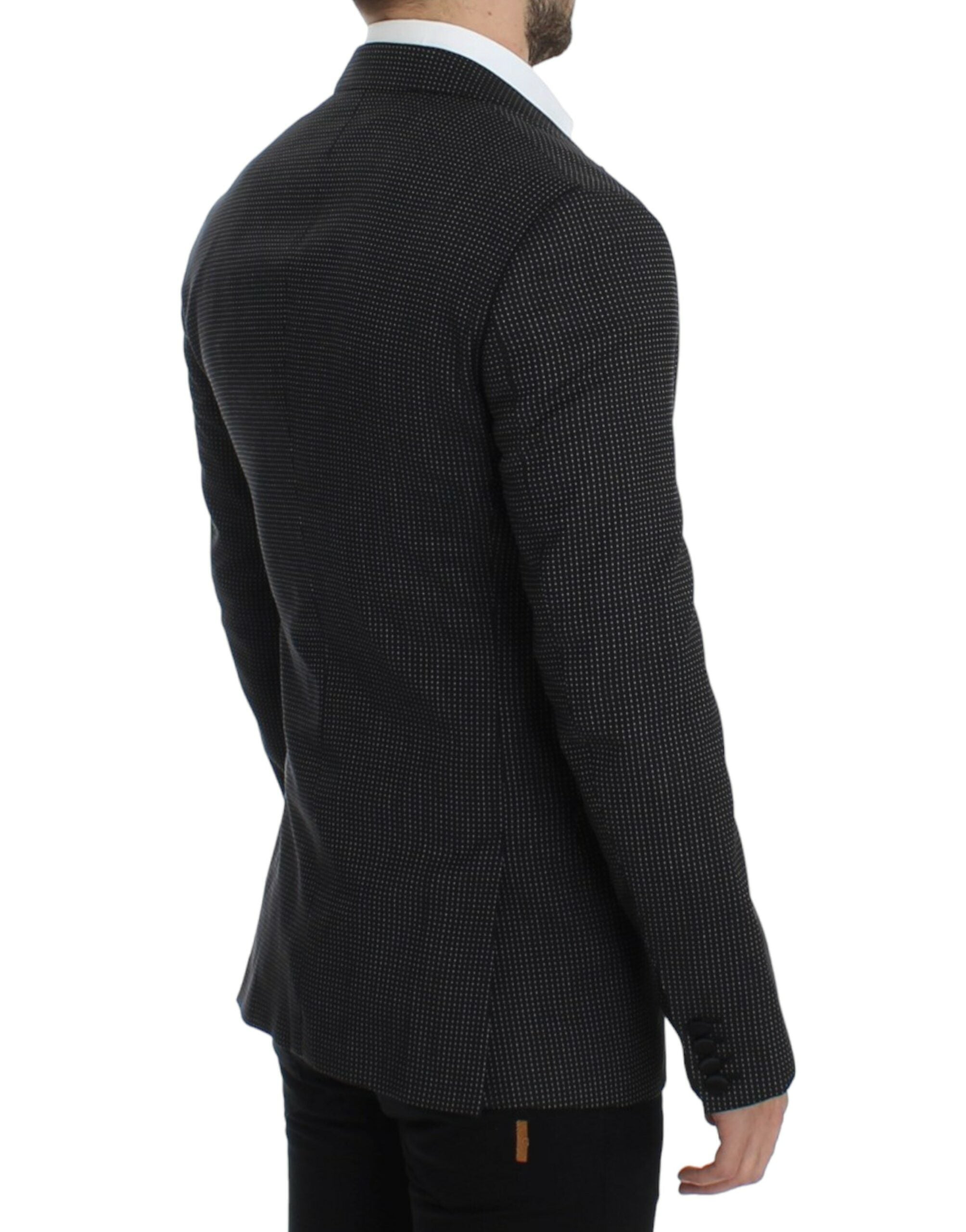 Dolce & Gabbana Schwarzer Blazer aus Schurwolle im Slim-Fit, Modell MARTINI