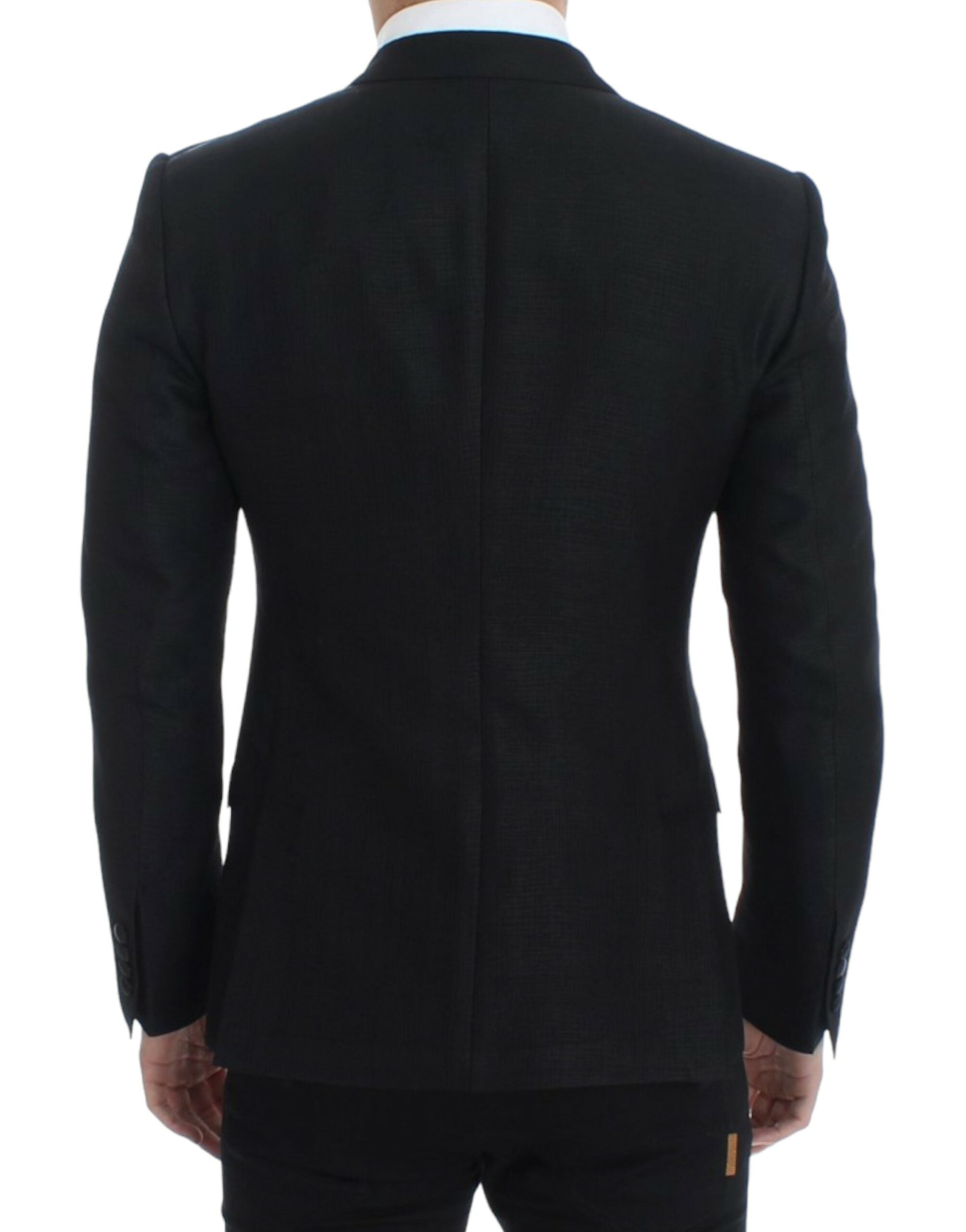 Dolce & Gabbana Schwarzer Blazer aus Wolle im MARTINI Slim Fit