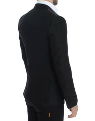 Dolce & Gabbana Schwarzer Blazer aus Wolle im MARTINI Slim Fit