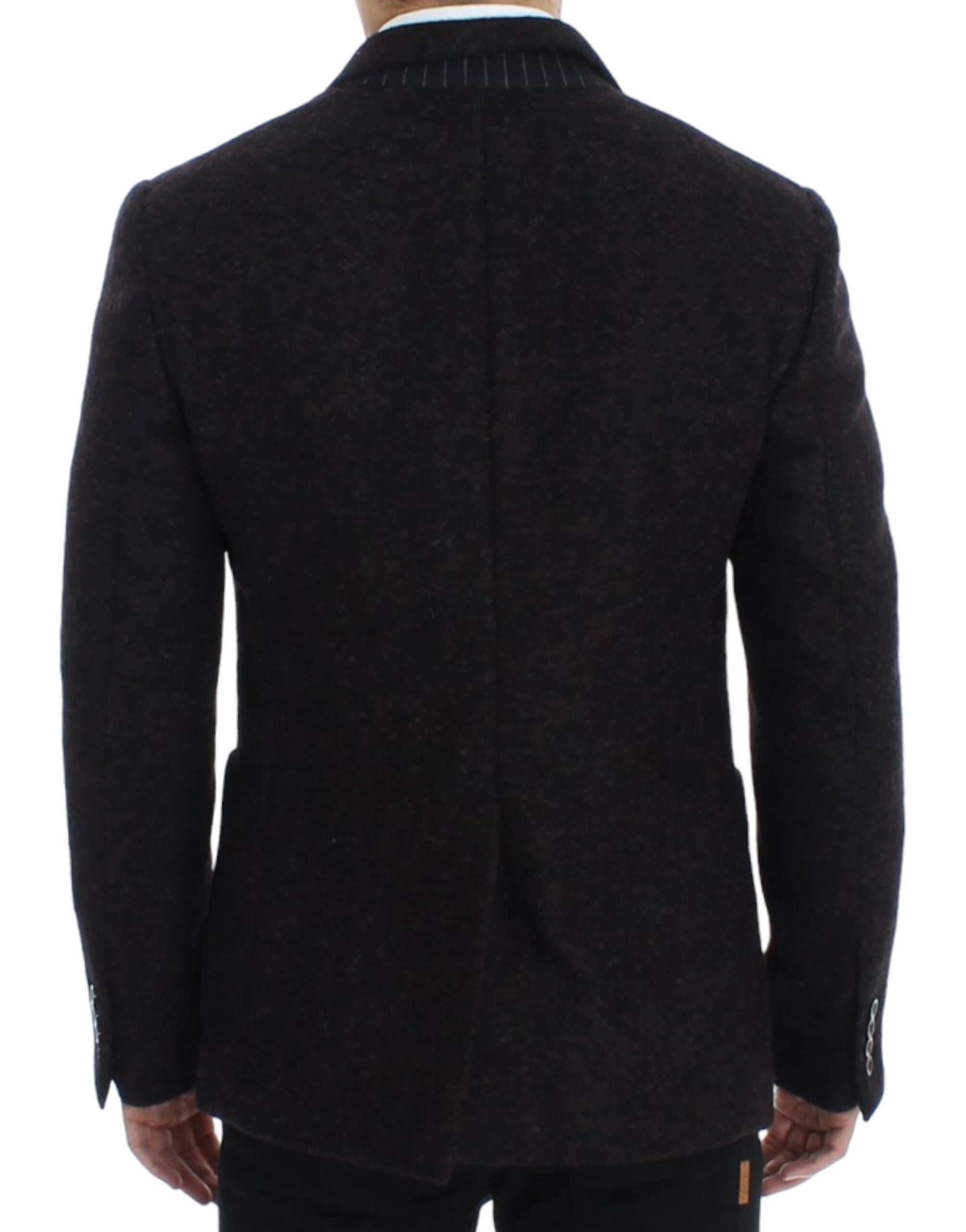 Dolce & Gabbana Bordeaux Alpaka Zweiknopf-Blazer
