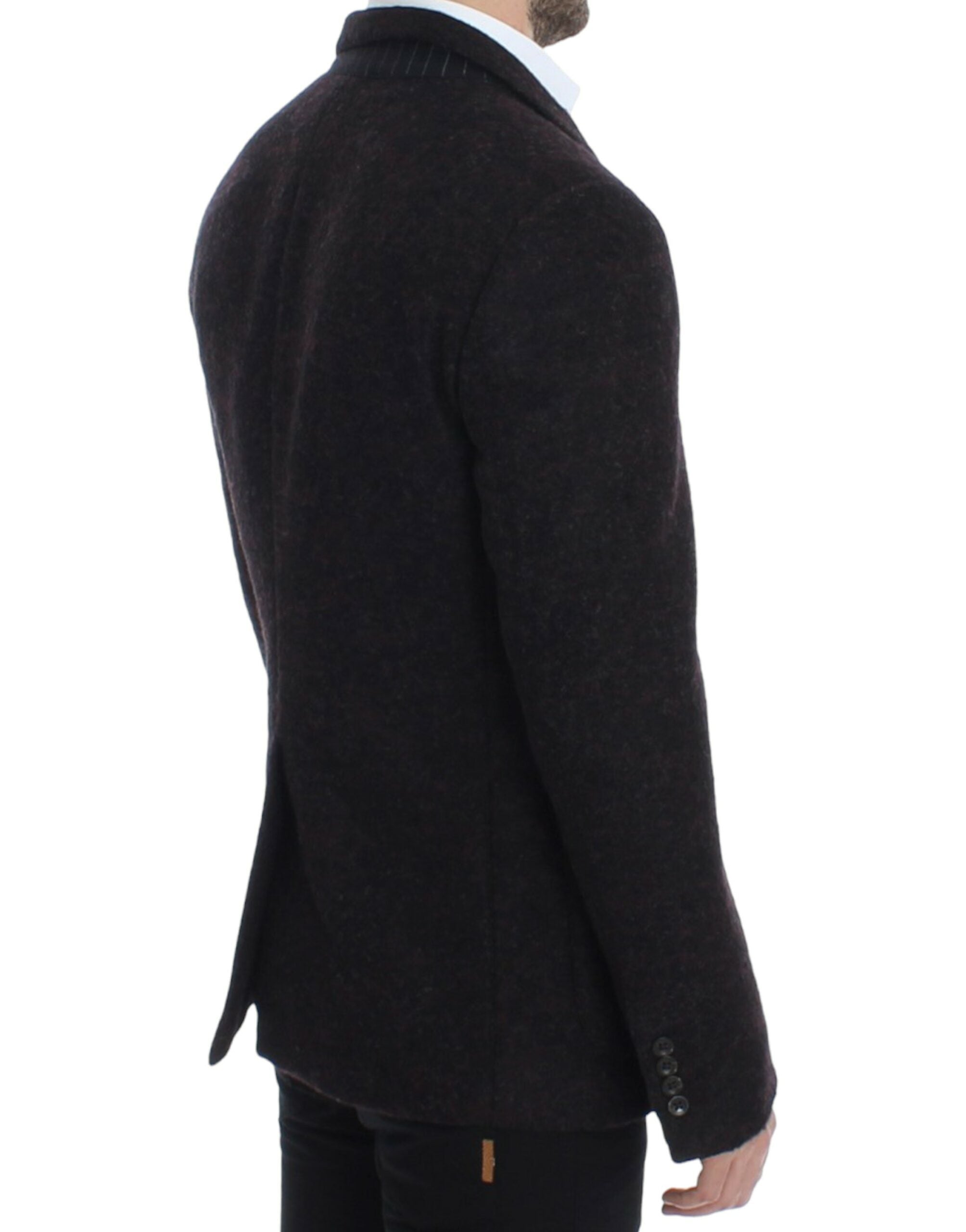 Dolce & Gabbana Bordeaux Alpaka Zweiknopf-Blazer