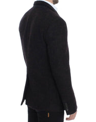 Dolce & Gabbana Bordeaux Alpaka Zweiknopf-Blazer