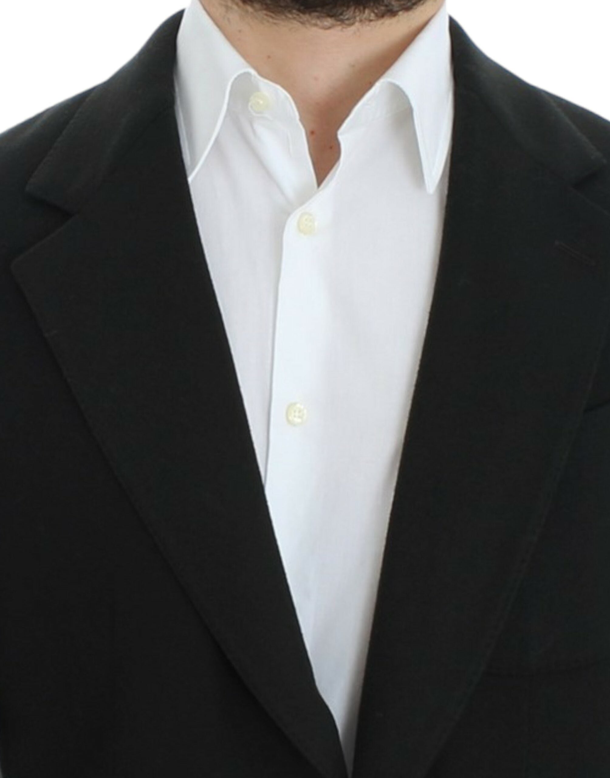 Dolce & Gabbana Grüner Kaschmir-Zweiknopf-Blazer