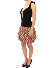 Dolce & Gabbana Neckholder-Kleid mit Blumenmuster in verschiedenen Farben