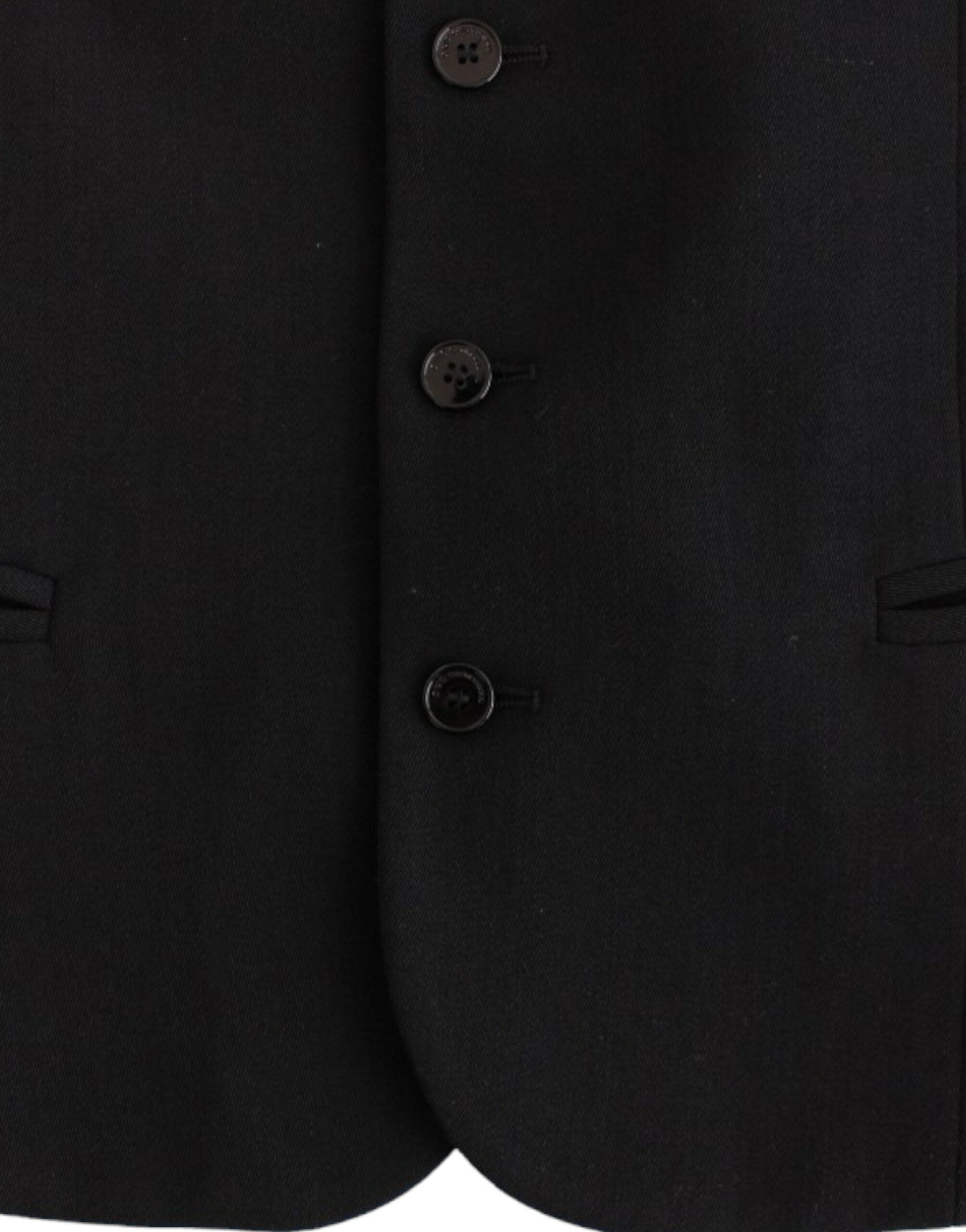 Costume National Schwarze Weste aus Wollmischung für die Freizeit