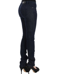Costume National blaue Skinny-Jeans