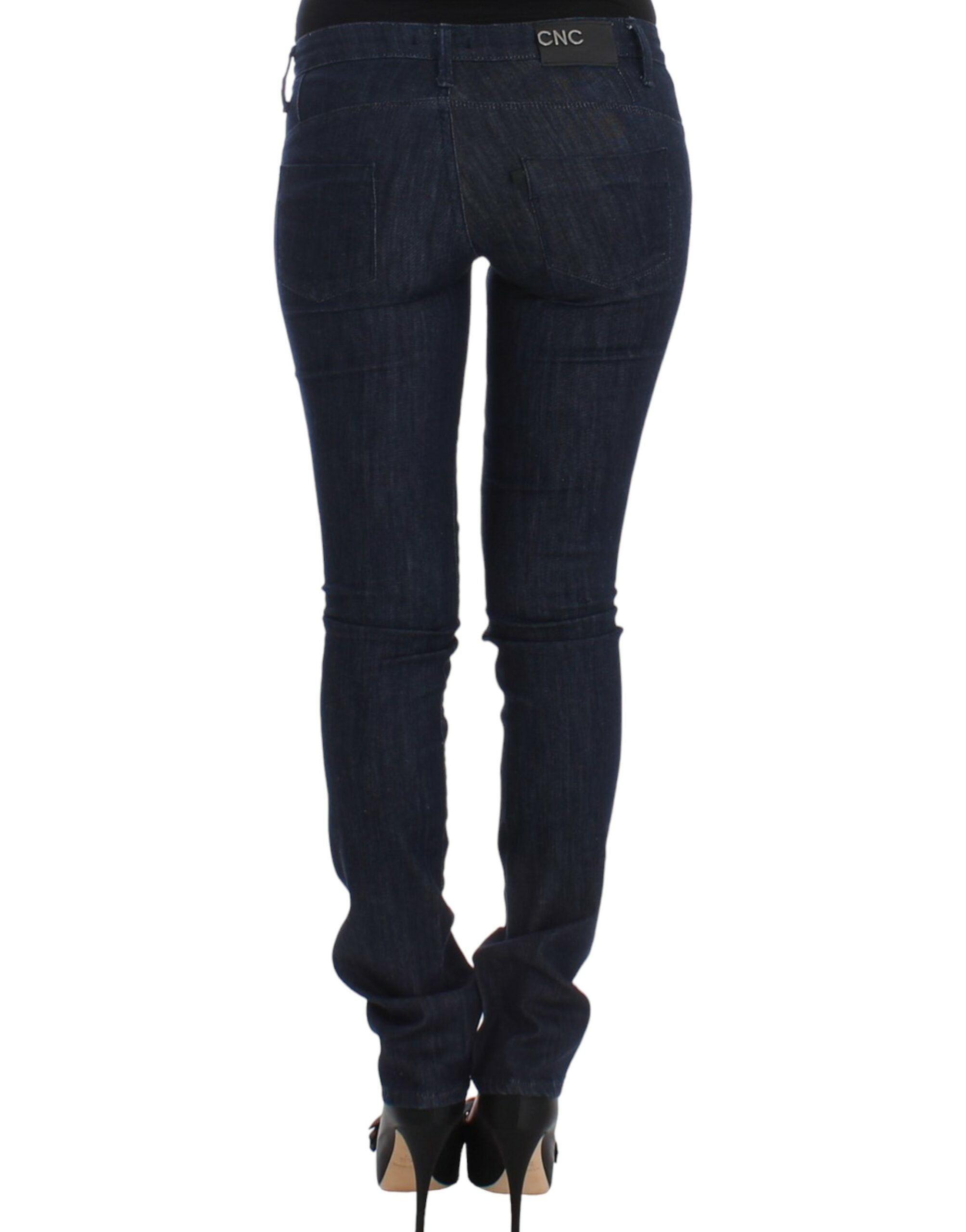 Costume National blaue Skinny-Jeans