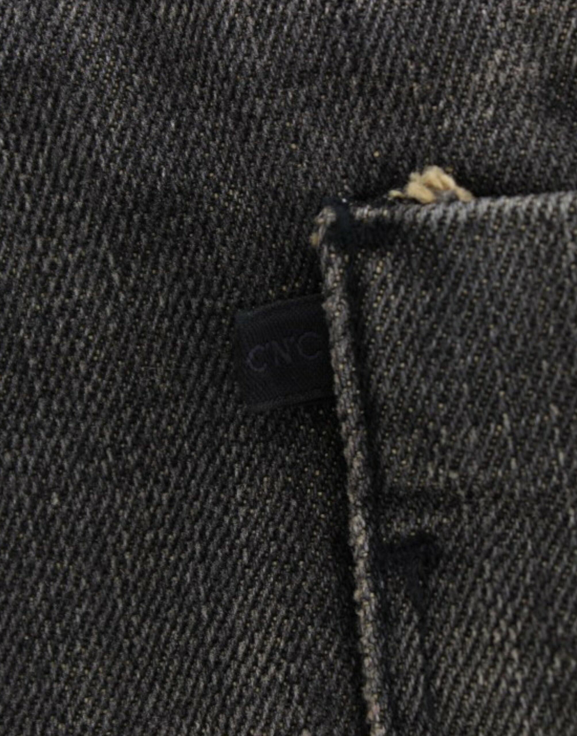 Costume National Grijze distressed jeans