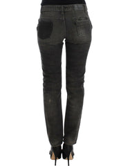 Costume National Grijze distressed jeans