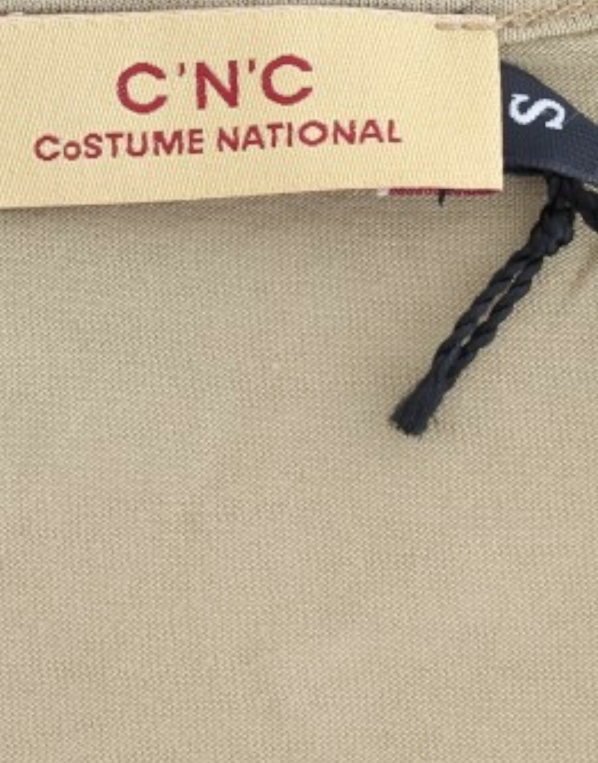 Costume National Grünes, kurzärmliges T-Shirt mit Aufdruck