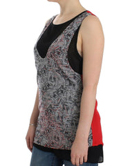 Costume National Zwarte mouwloze top