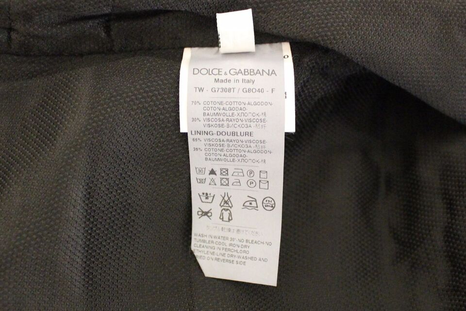 Dolce & Gabbana Weste aus Baumwollmischung in Schwarz