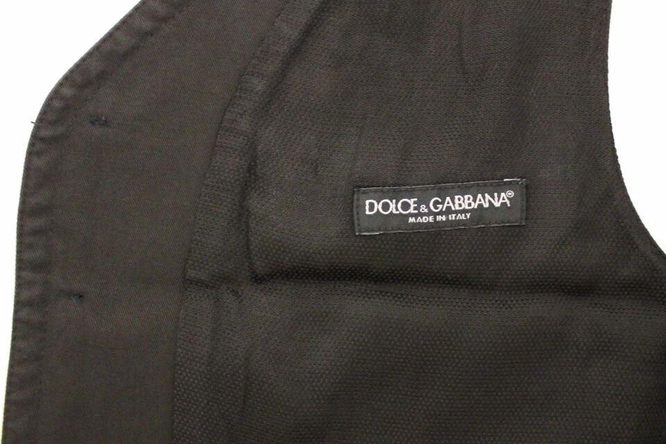 Dolce & Gabbana Weste aus Baumwollmischung in Schwarz