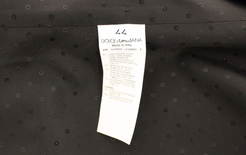 Dolce & Gabbana Schwarzes Kleid aus Wolle, Seide und Stretch