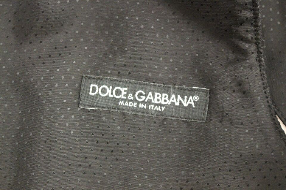 Dolce & Gabbana Grauer Westen-Gilet aus Wollmischung