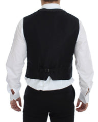 Dolce & Gabbana Grijs Wolmix Logo Vest Gilet