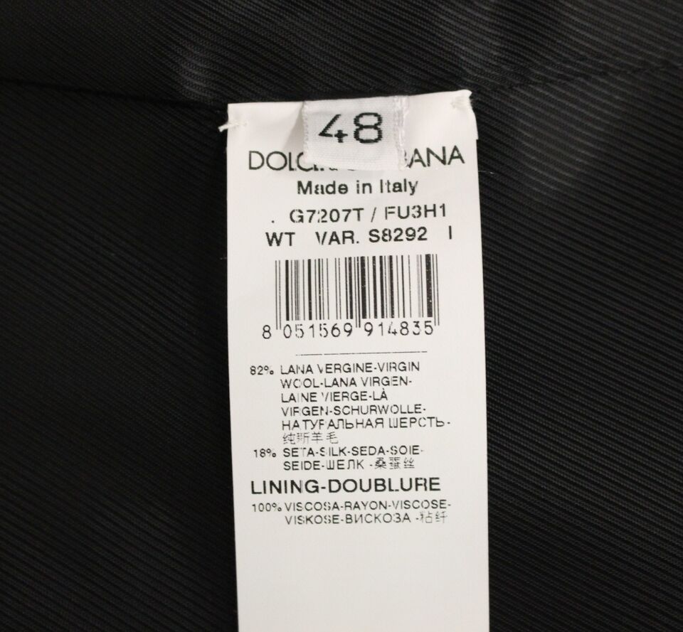 Dolce & Gabbana Graue Weste aus Wolle und Seide