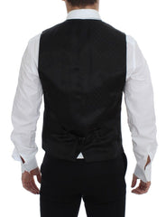 Dolce & Gabbana Graue Anzugweste aus Wolle