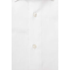 Bagutta White Cotton Men's Shirt