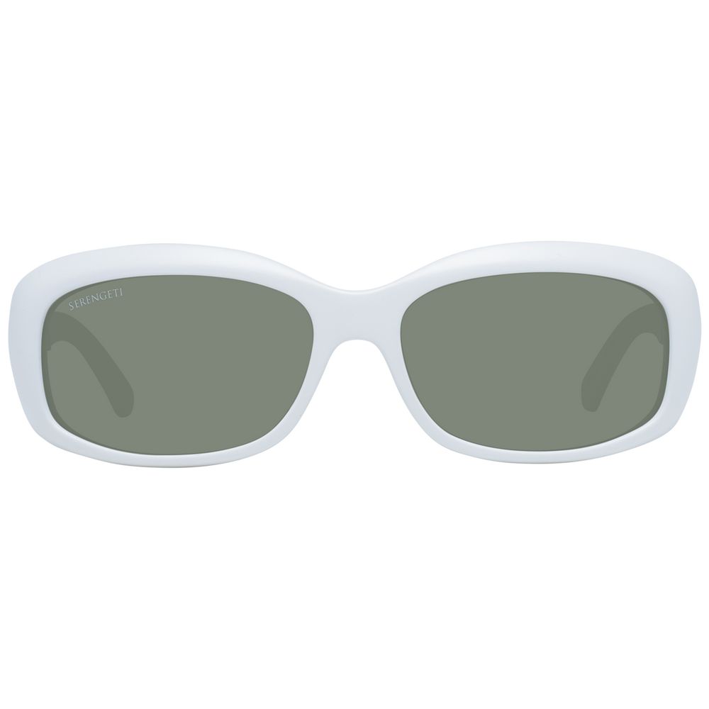 Serengeti Weiße Nylon-Sonnenbrille