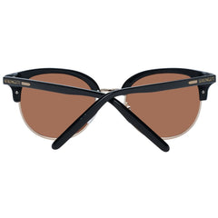Serengeti Black Acetate & Metal Sunglasses