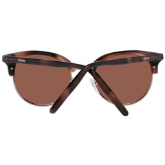 Serengeti Brown Acetate & Metal Sunglasses