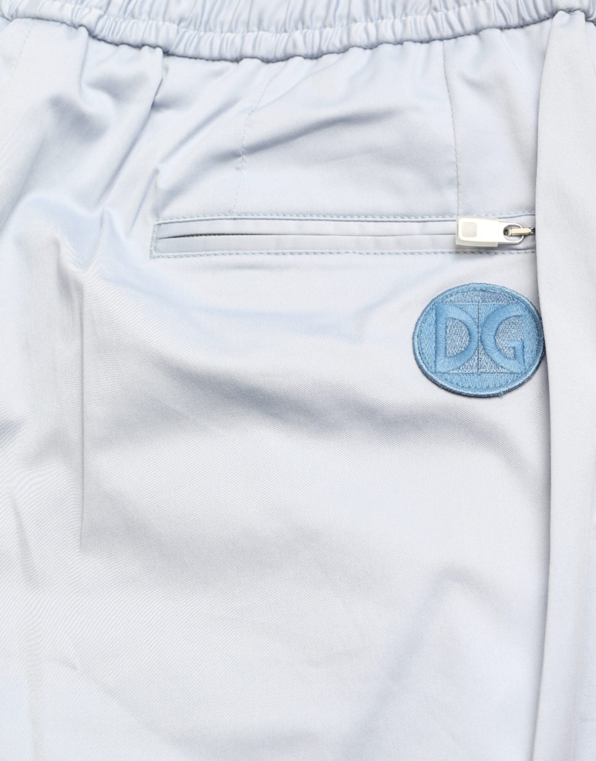 Dolce & Gabbana Light Blue Baumwoll-Stretch-Jogginghose