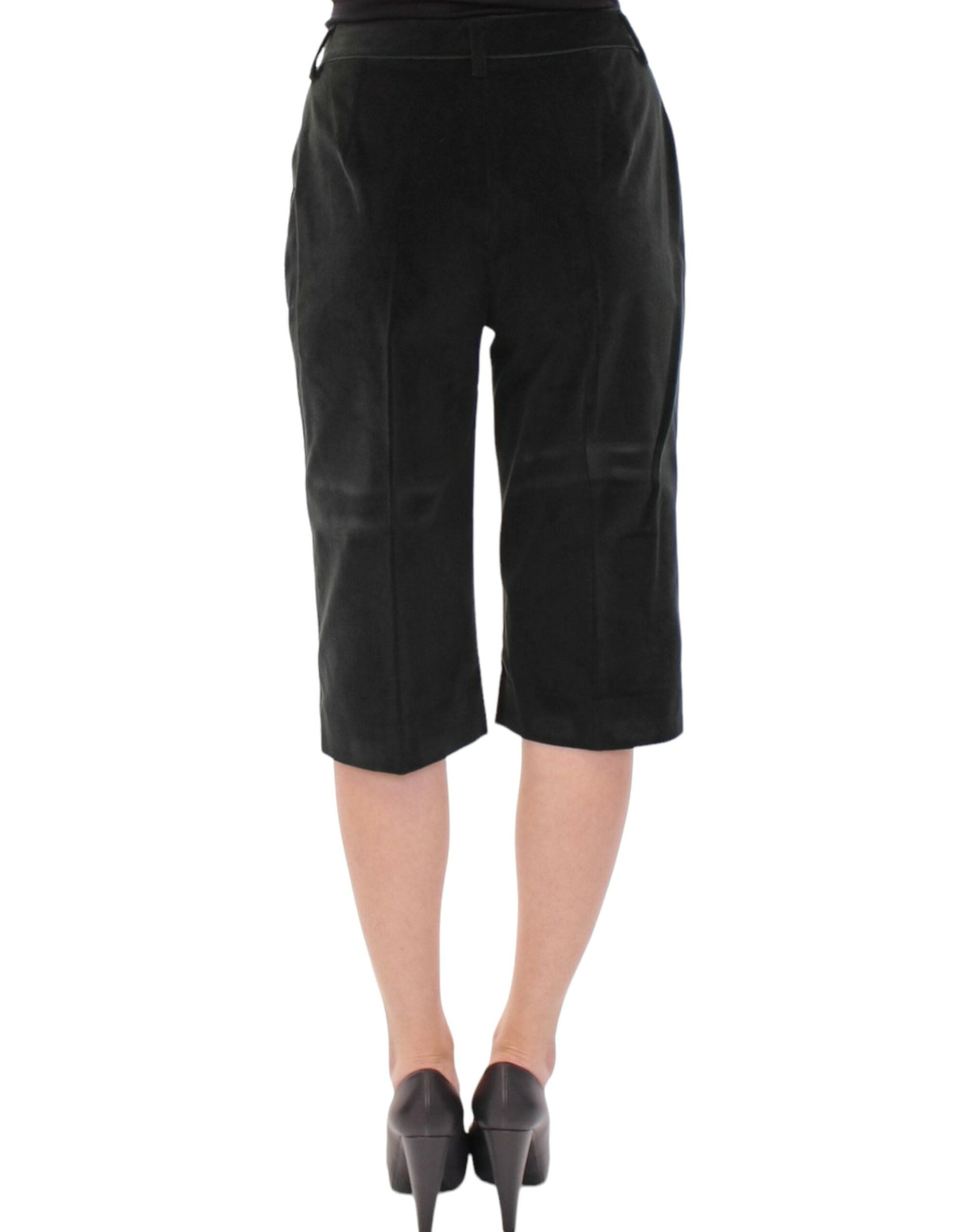 Dolce & Gabbana Donkergroene katoenen korte broek