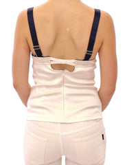 Dolce & Gabbana Wit matrozenmotief tanktop