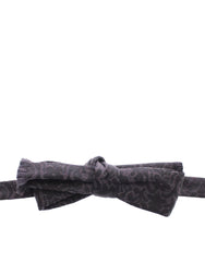 Dolce & Gabbana Fliege aus grau-schwarzer Wolle