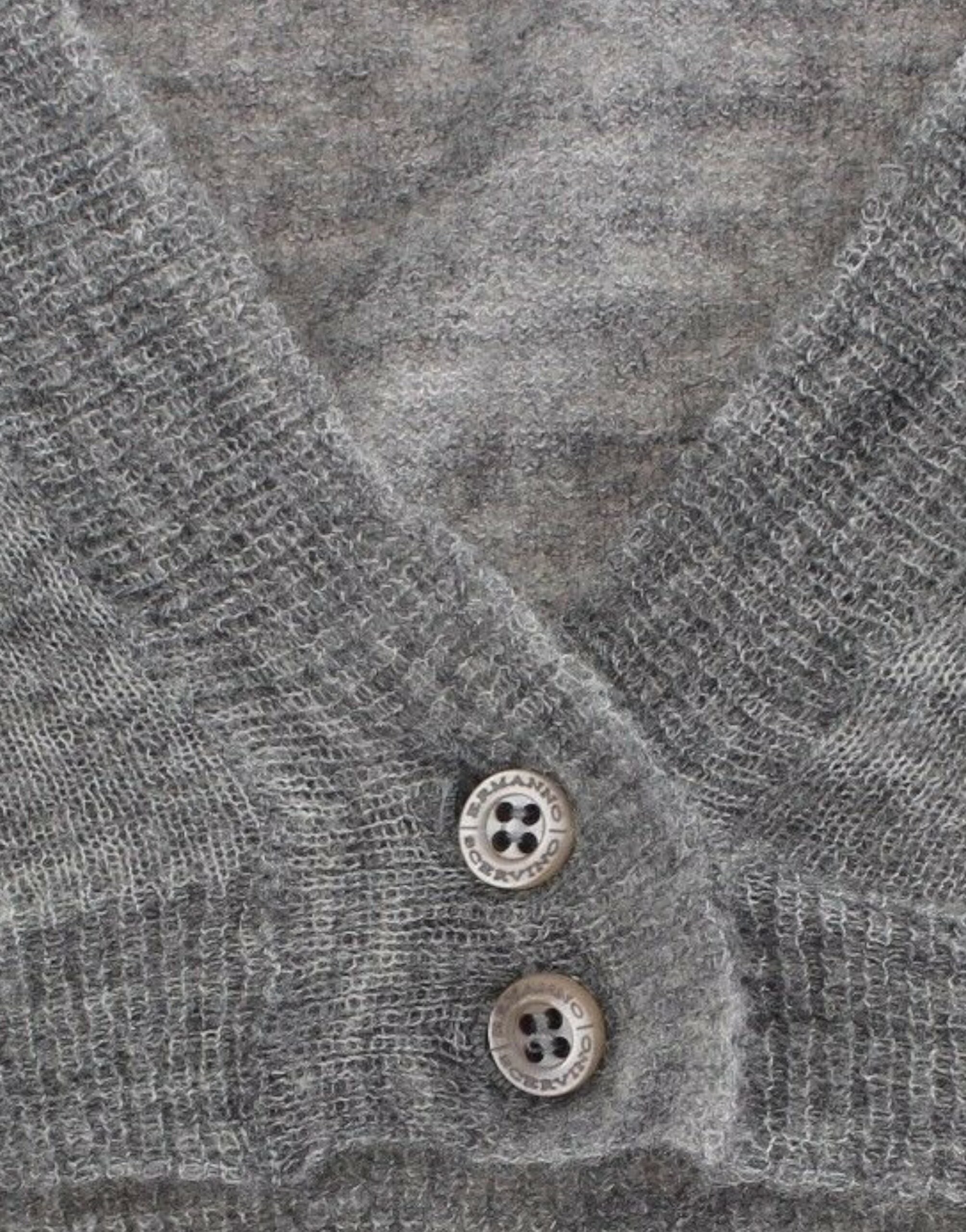 Ermanno Scervino Lingerie Strick Grau Bolero Pullover Cardigan