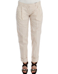 Ermanno Scervino Beige Chino Casual Broek Khaki