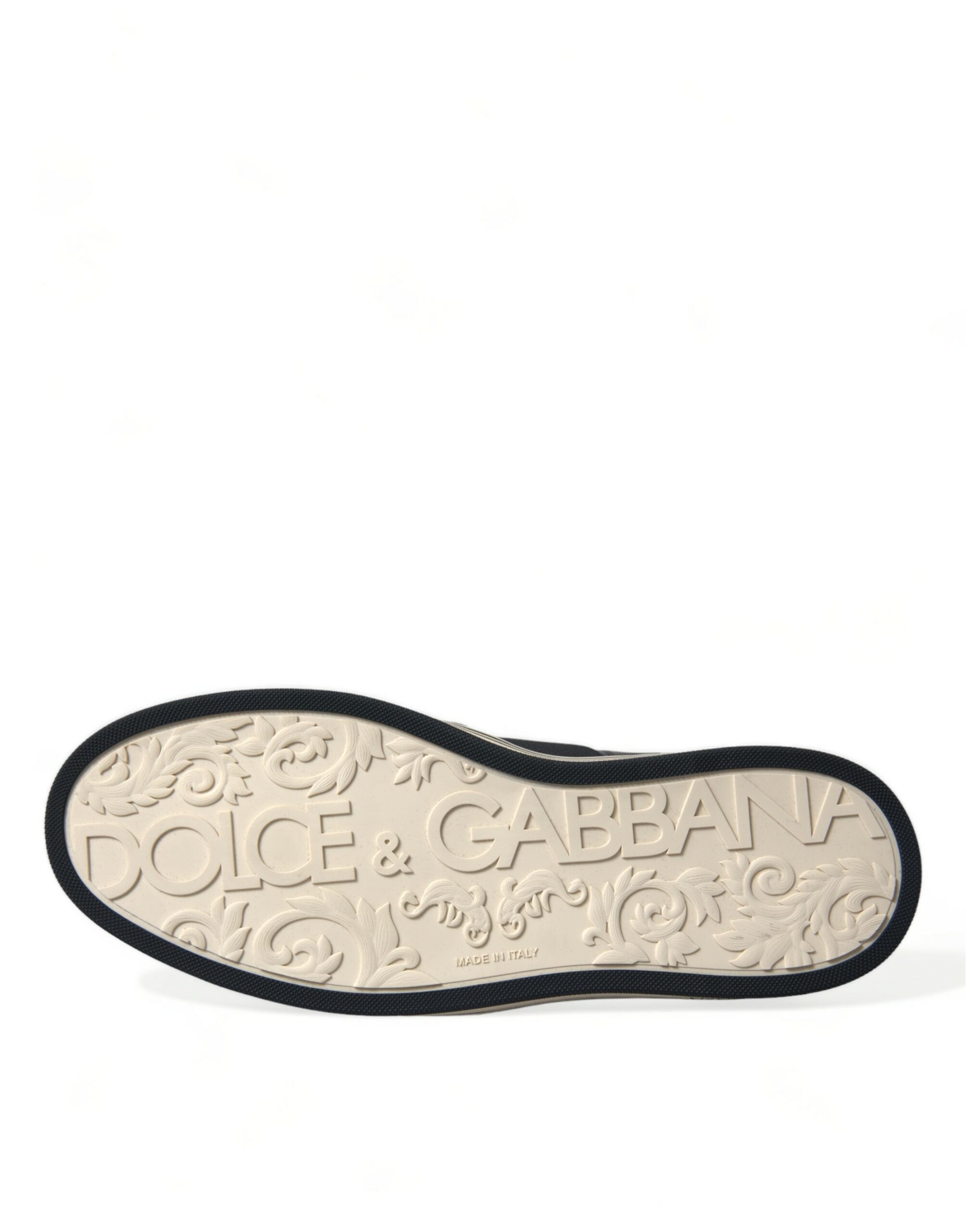 Dolce & Gabbana Schwarze Sneaker aus exotischem Krokodilleder