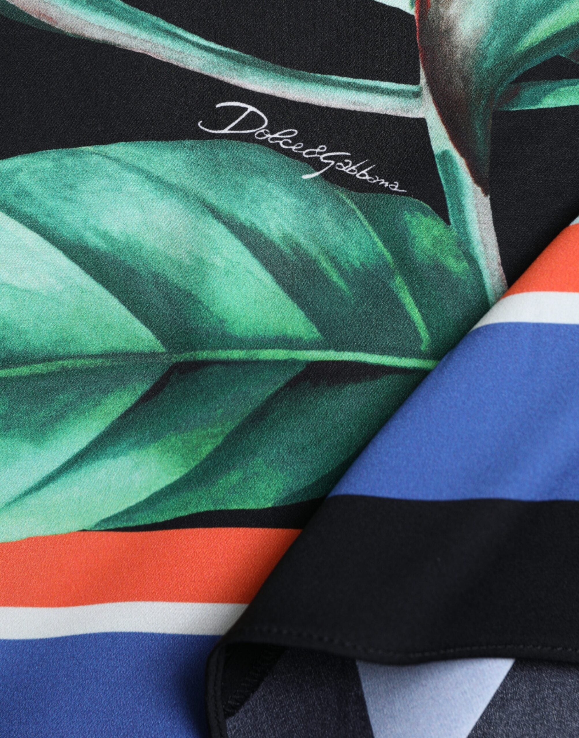 Dolce & Gabbana Schwarzer Strelitzia Wickelrock mit hoher Taille