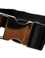 Dolce & Gabbana Bruin Alligatorleren Airpods Etui Portemonnee
