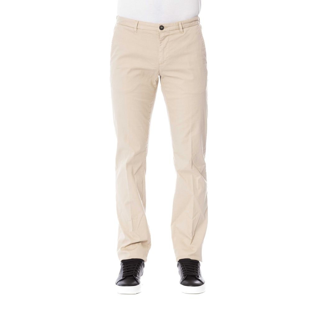 Trussardi Beige Katoenen Herenbroek