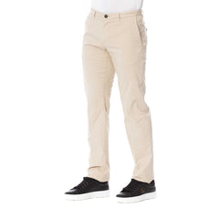 Trussardi Beige Katoenen Herenbroek