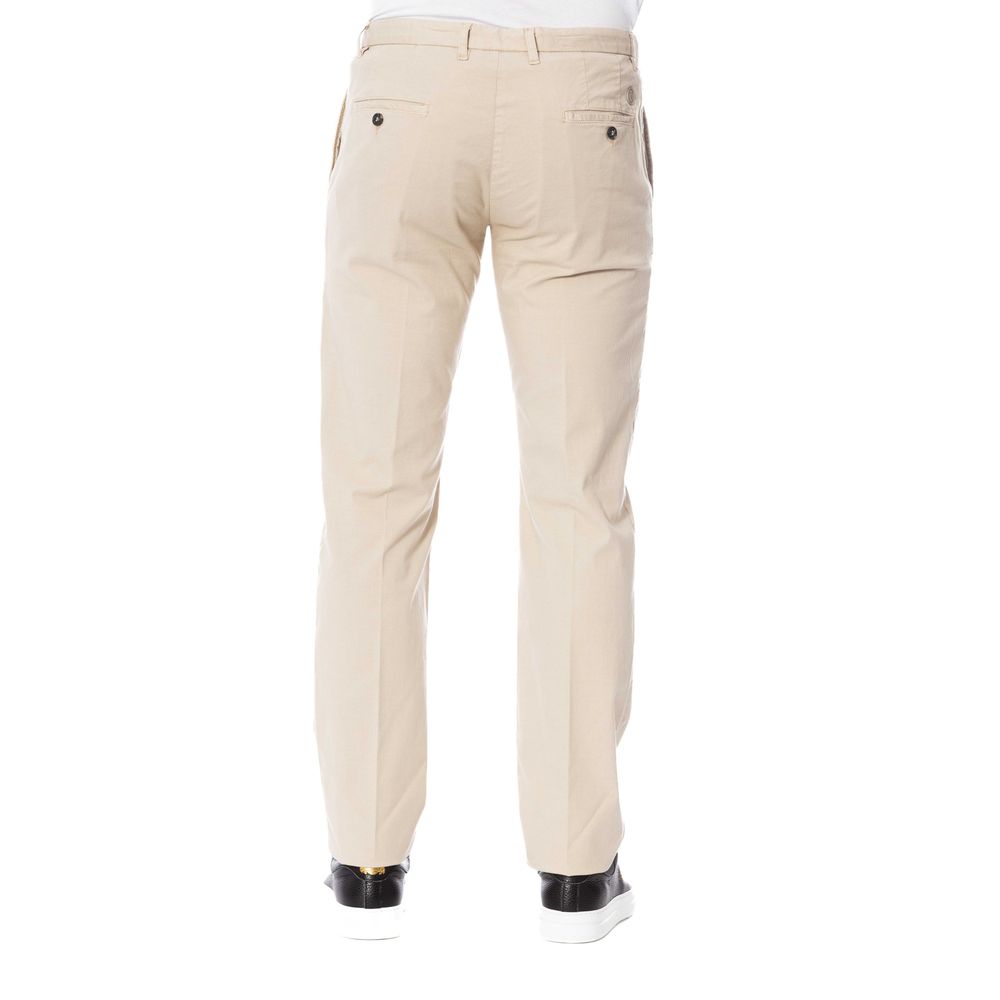Trussardi Beige Katoenen Herenbroek