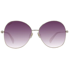 Max Mara Sonnenbrille aus goldfarbenem Metall