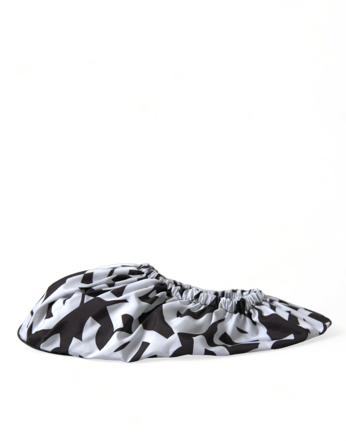 Dolce & Gabbana Weiße Nylon Slipper mit Logo-Print