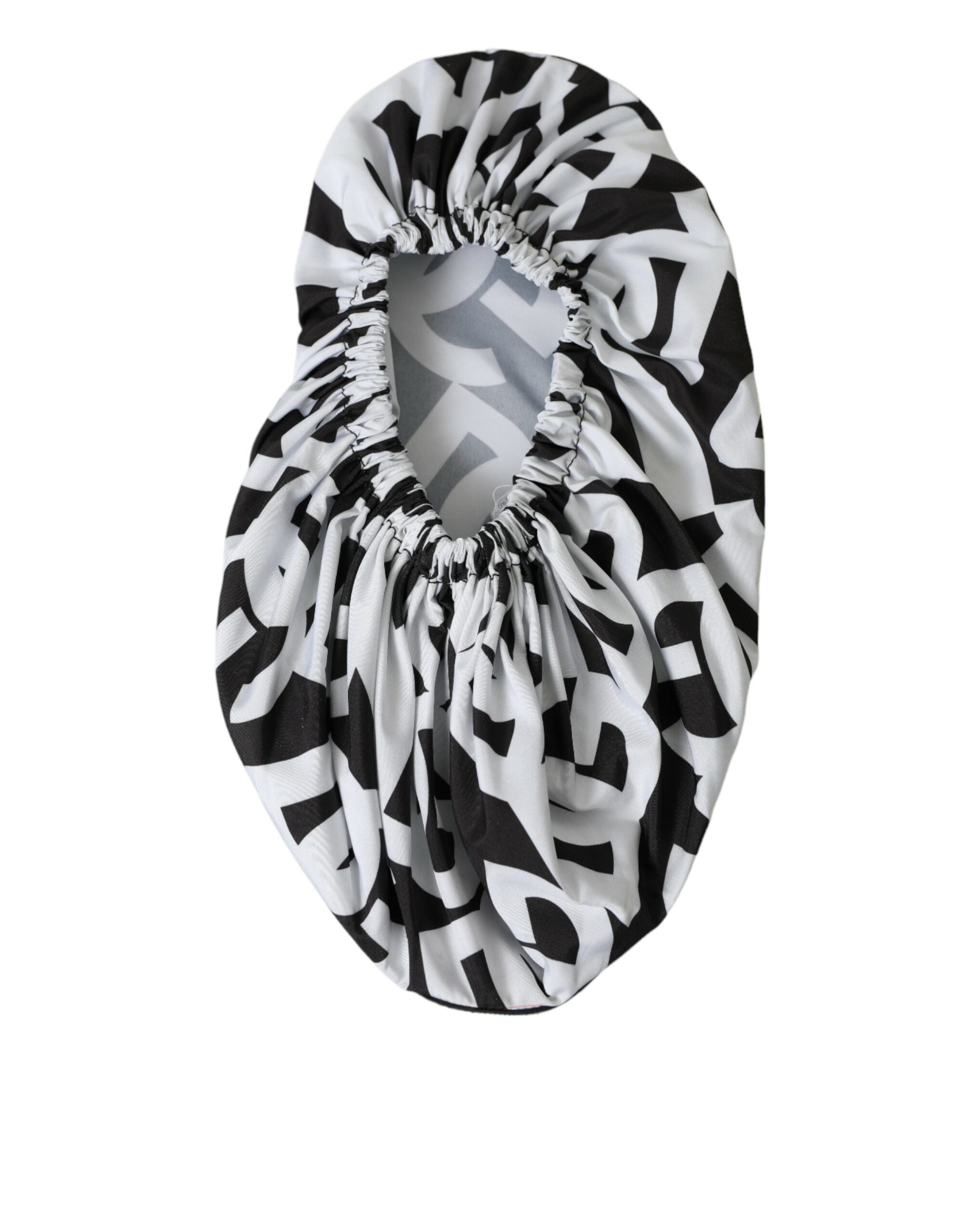 Dolce & Gabbana Weiße Nylon Slipper mit Logo-Print